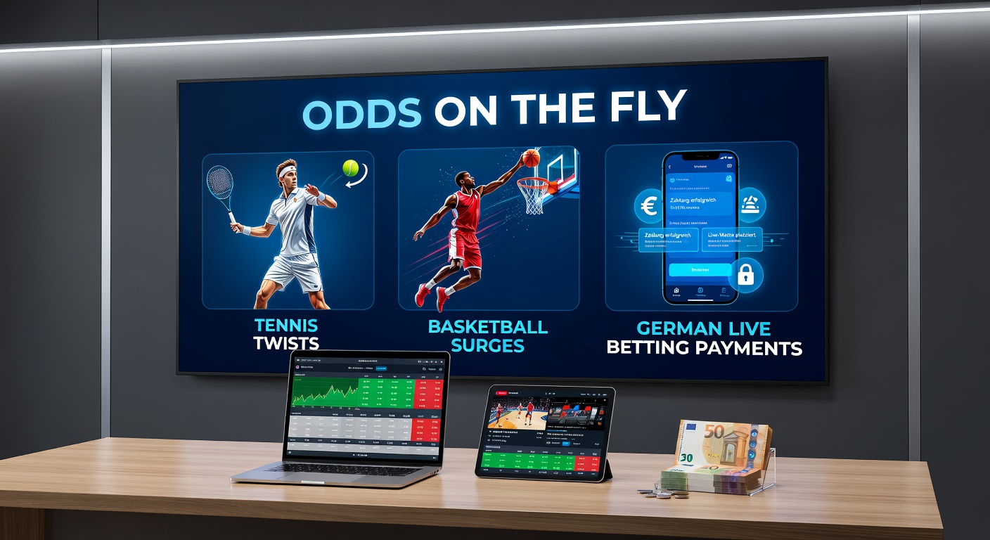 Basketball-Spiel mit dynamischen Live-Quoten und Zahlungsoptionen für deutsche Nutzer auf einem Smartphone-Display